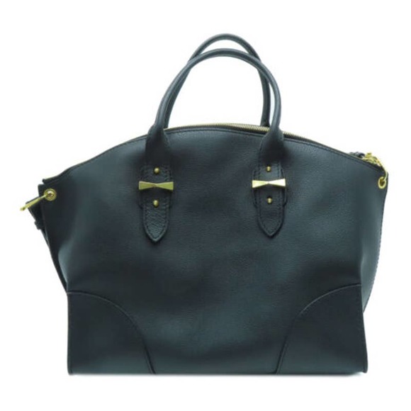 👜⭐️AUTHENTIC⭐️👜 Alexander McQueen 2 Way Shoulder bag Calfskin Leather Black - Picture 2 of 12